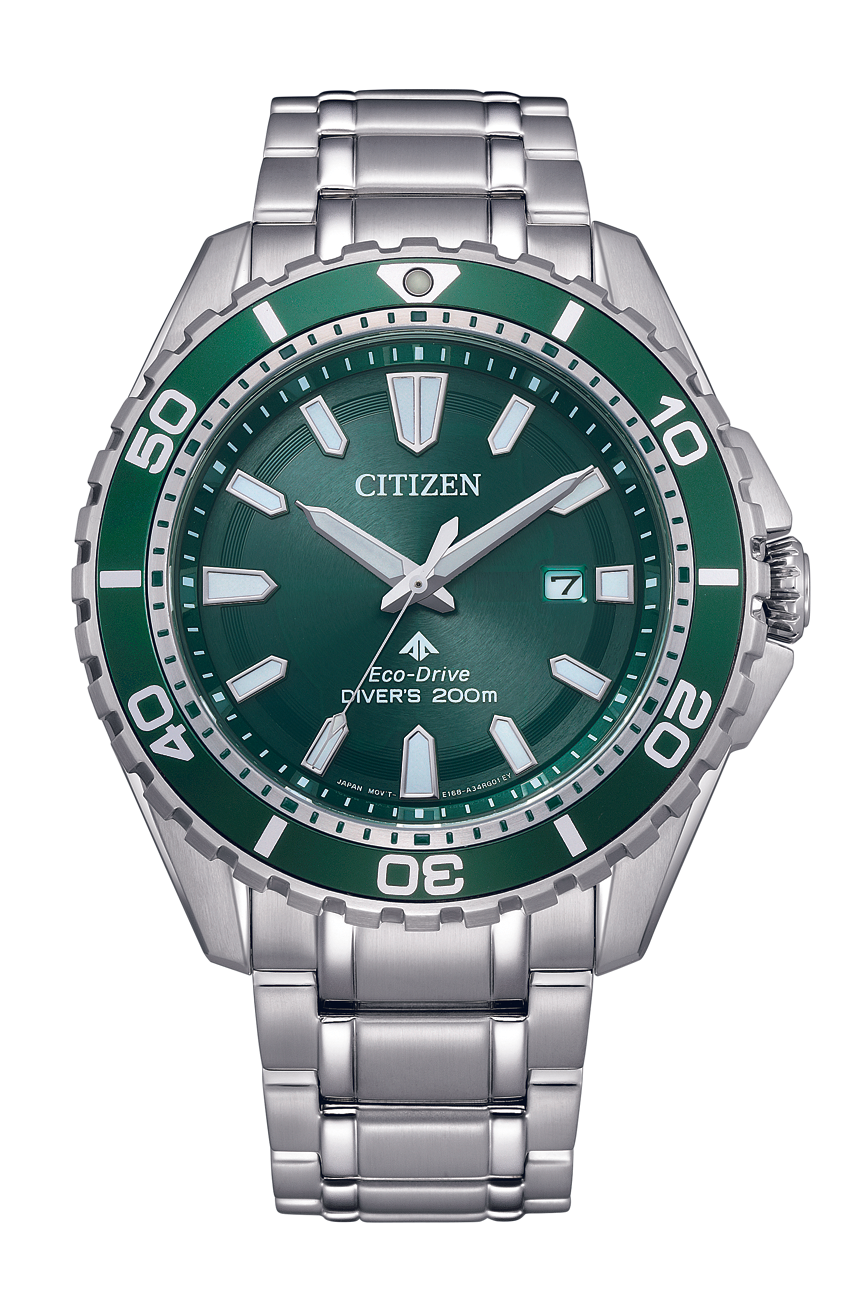 BN0199-53X Eco Drive Divers Green Dial