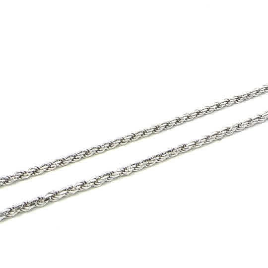 DC060RH 925 Diamond cut Rope Chain