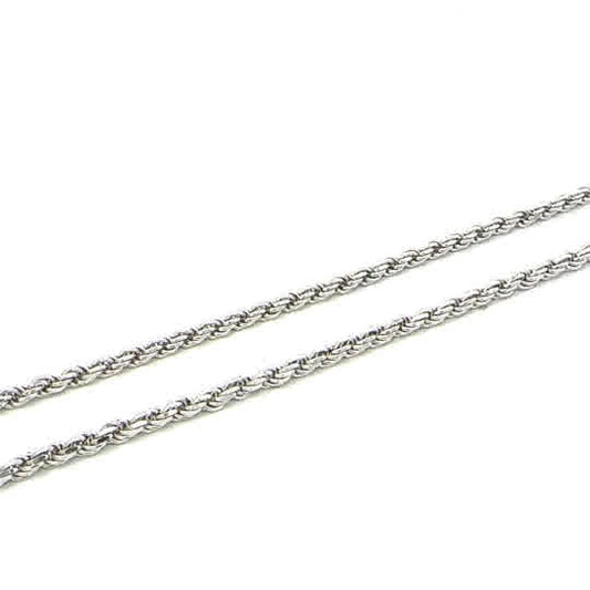 DC060RH 925 Diamond cut Rope Chain