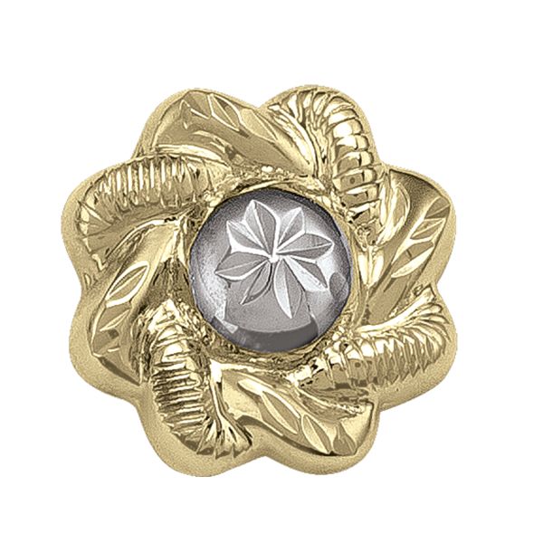 TECA86 10K Flower Studs