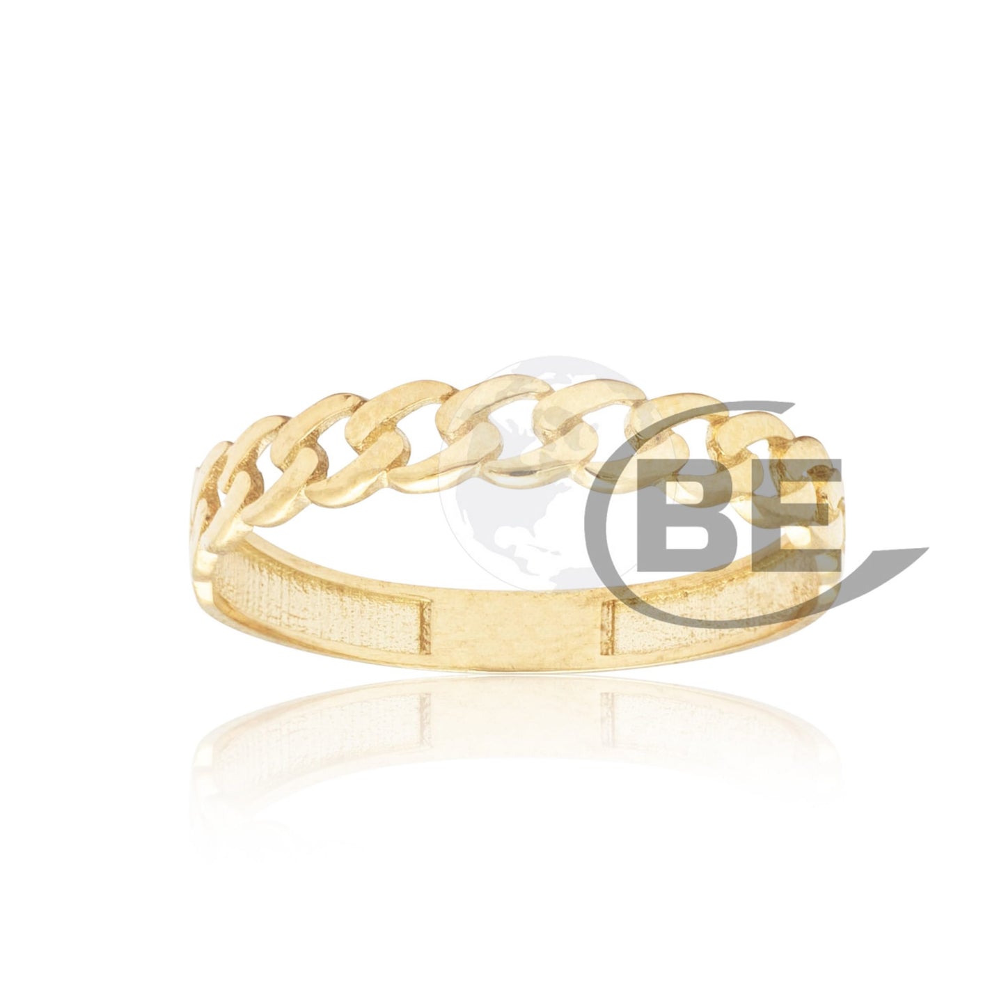 10ky Curb Ring Size 7