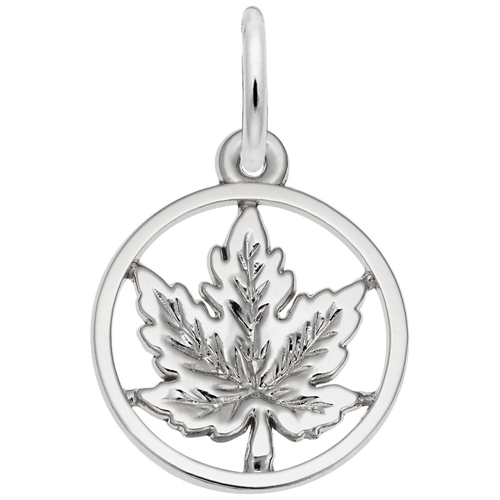 0102 925 Maple Leaf in a Circle