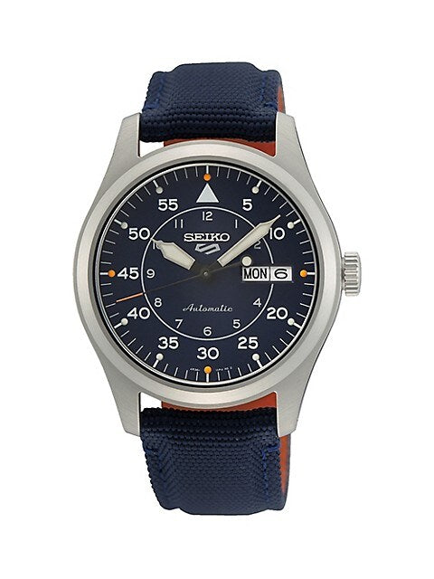 SRPH31K1F Seiko 5 Automatic Blue Face Nylon