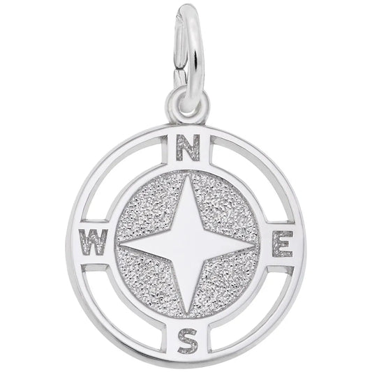 1655 Nautical Compass Pendant