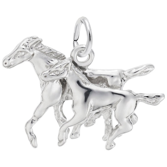 1861 Horse and Colt Pendant