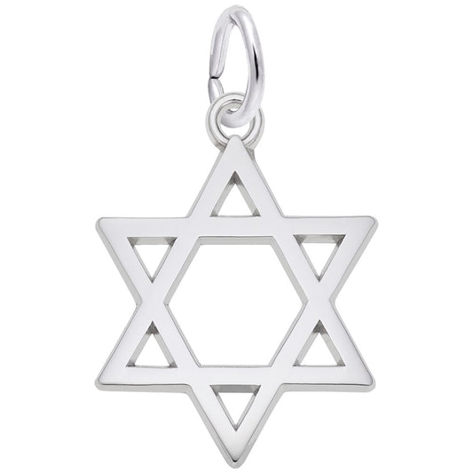 2642 Silver Star of David Pendant