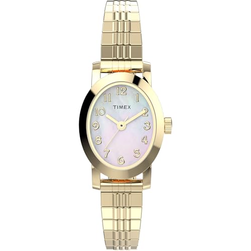 Cavatina 18mm Ladies Oval Gold Tone Timex TW2W701009J