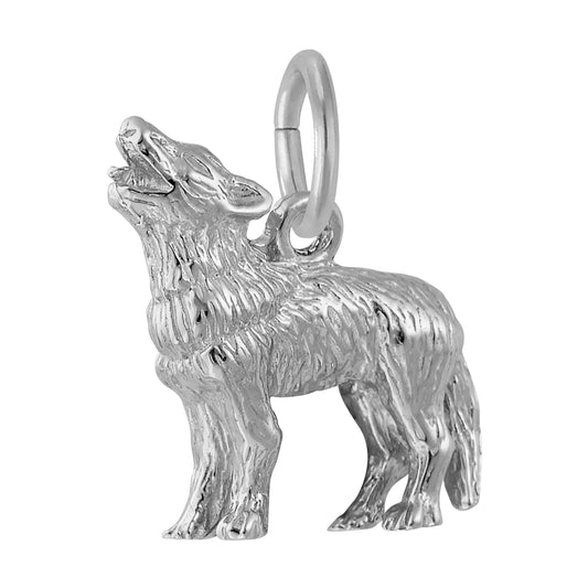 6185- 925 Wolf pendant