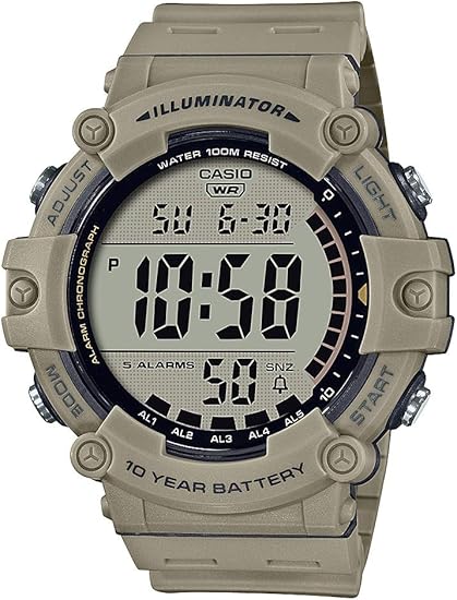 AE-1500WH-5AVCF Casio Khaki Digital