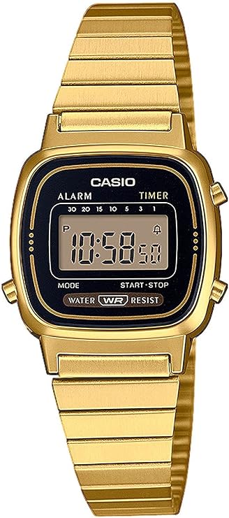 LA670WGA-1 Casio Gold Small Face Digital Watch