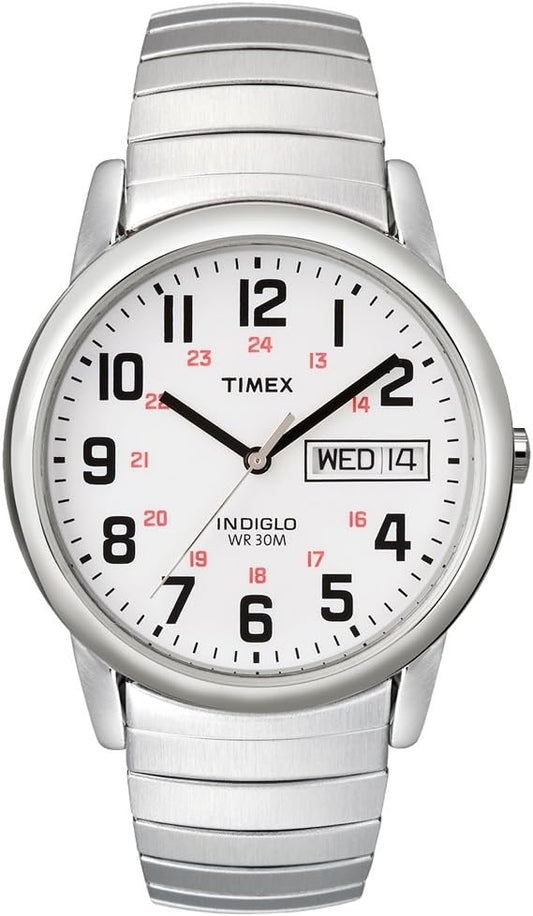 T2N0919J Timex Easy Reader with Expansion Silver Tone
