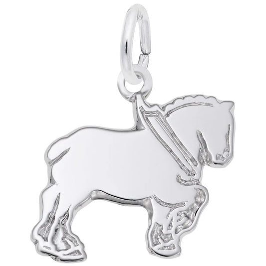 6492 Engravable Cyldesdale Horse