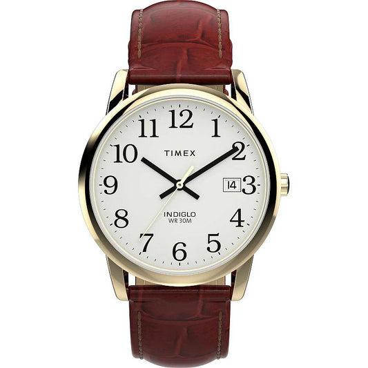 TW2W955009J-Gold and Brown Easy Read Timex