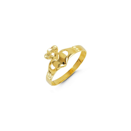 7847- 10K YG Claddagh Ring
