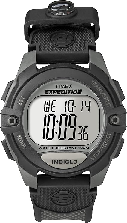 Timex Expedition Chrono Alarm Timer 41mm Resin Strap Watch