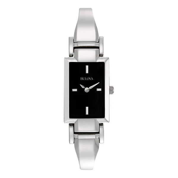 96L138 Ladies Silver Bulova Bangle