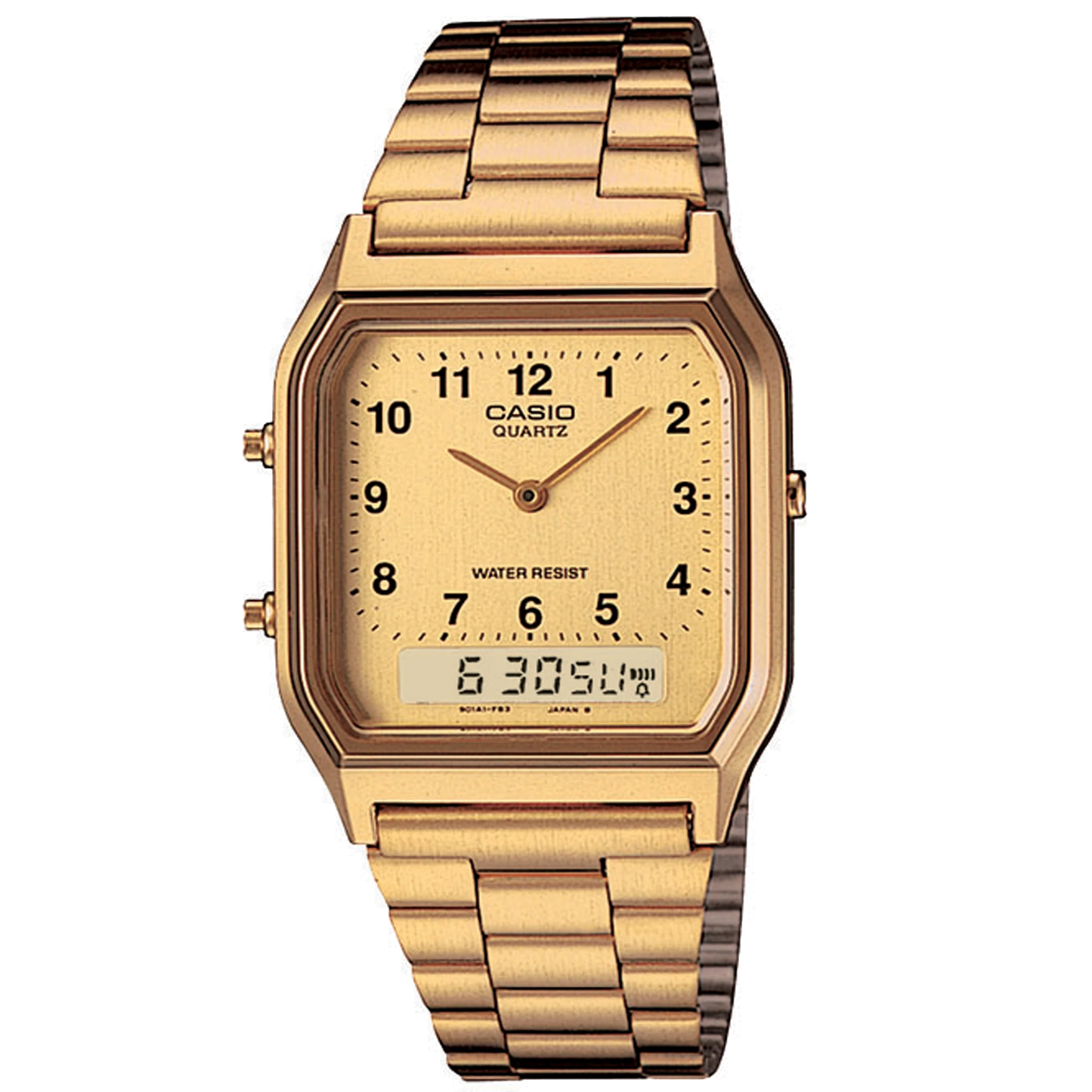 AQ230GA-9BVT Casio Gold Vintage Squared Face