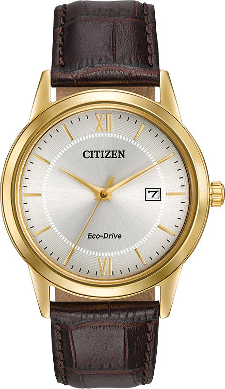 AW1232-04A Citizen Mens Brown Leather