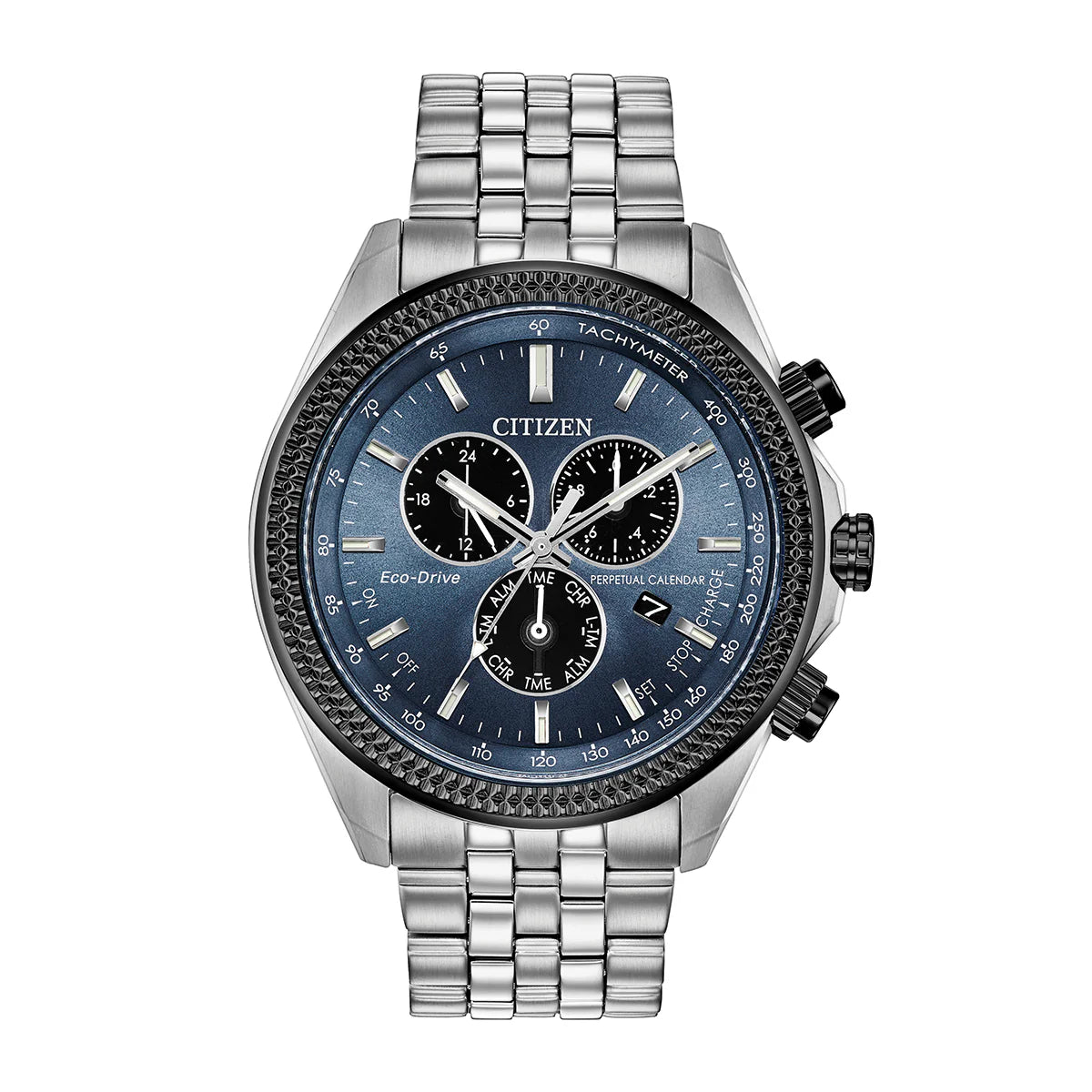 Citizen Eco-Drive Mens Blue Dial Crono