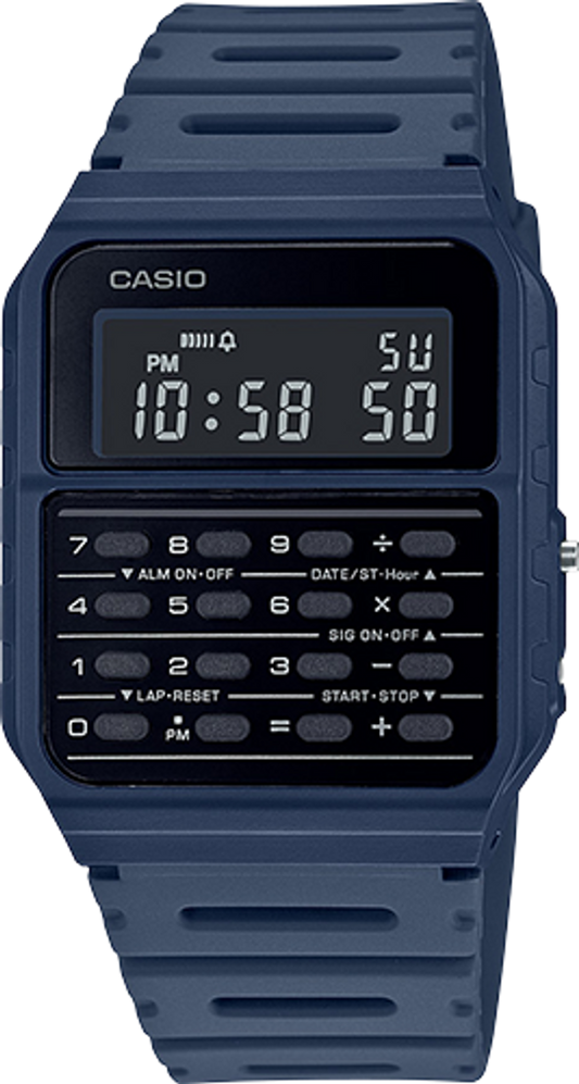 CA-53WF-2BCF Casio Blue Calculator watch