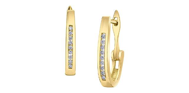 ELU27166-10 10ky 0.10tcw dia hoops