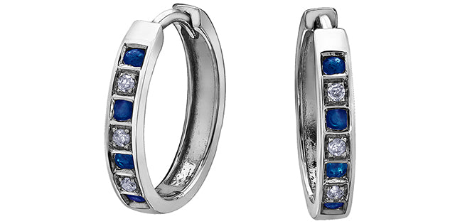 A12 20011 10Kw Sapphire & Diamond Hoops