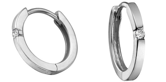 B17 20040 10Kw .04 Diamond Hoops