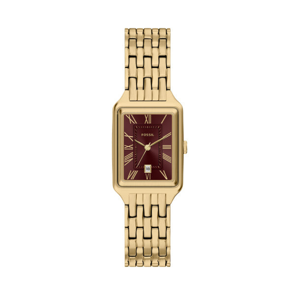 ES5512 Gold Tone Rectangle Fossil Watch