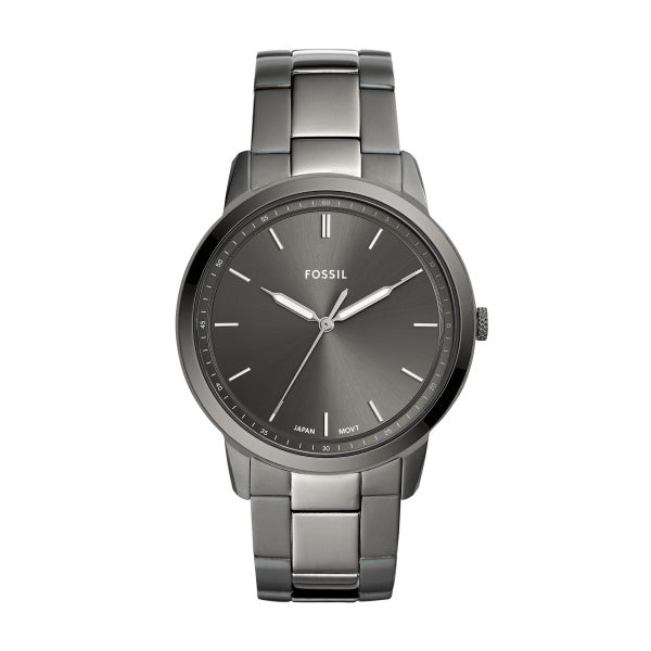 5S5459-MENS 44MM SLIM GUNMETAL GRAY