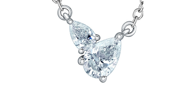 LAB-N437/40C-925 Toi et moi necklace