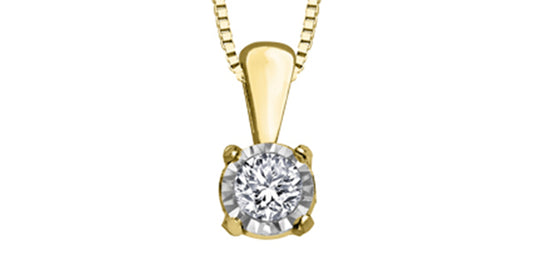 C16 20104 10Ky .03 Diamond Pendant