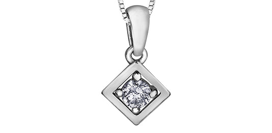 C5 10kw .07ct Diamond Pendant