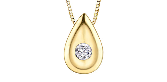 C22 20067 10Ky .03 Diamond Pendant