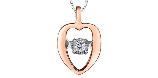 D21 20092 10Kr .02 Diamond Pendant