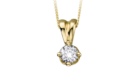 DX132Y15 14Ky Pendant .15ct Diamond