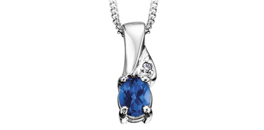 DX368SA 10kw Sapphire + Diamond Pendant