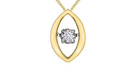 .02ct Dia Pendant 10Ky DD3033