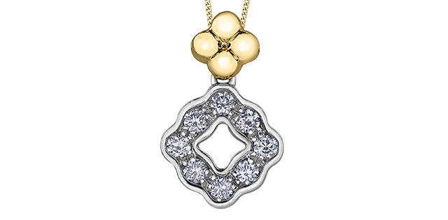 DD7262 10Kyw Pendant Diamond