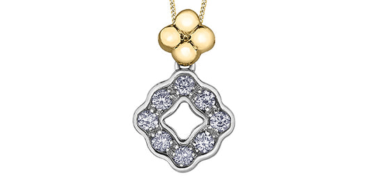 DD7262 10Kyw Pendant Diamond