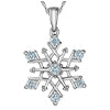 LAB- 925 Lab Grown Diamond 0.25ct T.W. VS Silver Snowflake