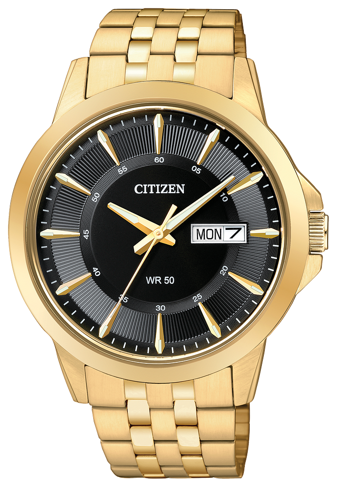 Mens Citizen Quartz Gold-Tone BF2013-56E