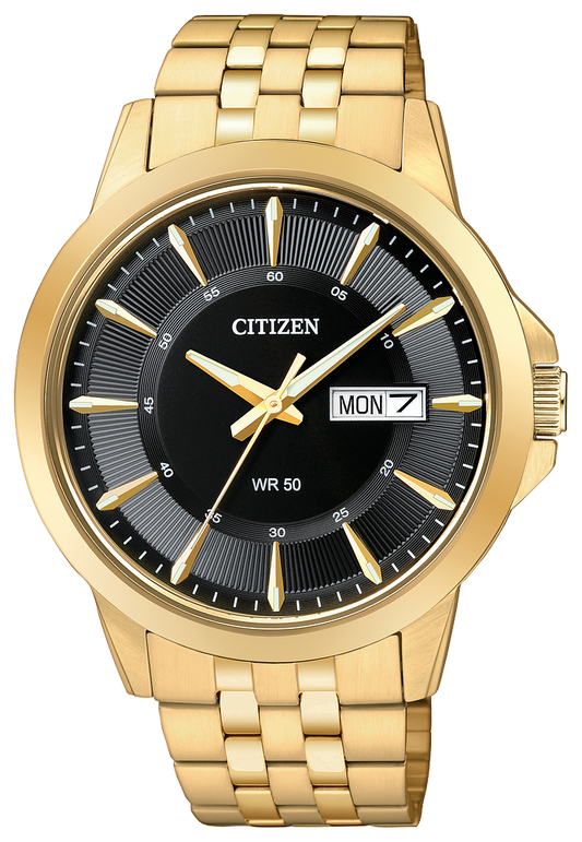 Mens Citizen Quartz Gold-Tone BF2013-56E
