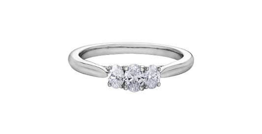 14kw 0.50tcw (.18+.26+.06) Dia Ring  DX788