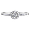 DD7534 10k WG Diamond Ring 0.15ctw
