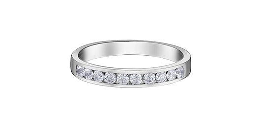 50H06WG/33 10k WG Diamond Band .33ctw