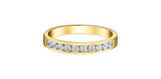 50H06/33 10k YG Diamond Band .33ctw