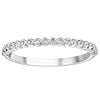 DX767W12 10k WG Diamond Band 0.12ctw