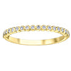 DX767Y12 10k YG Diamond Band 0.12ctw