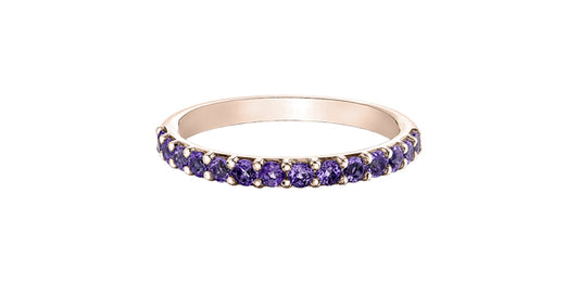 10K Gold Gemstone Band
