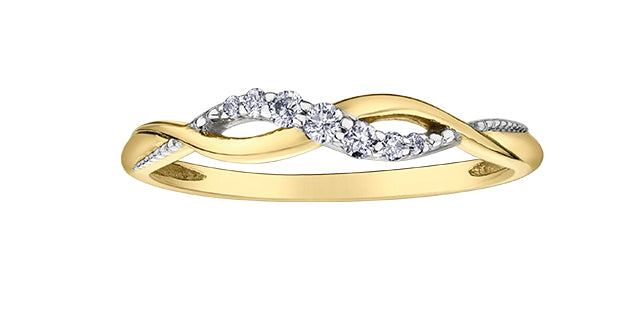0.10tcw Dia Ring 10ky  DD7880Y
